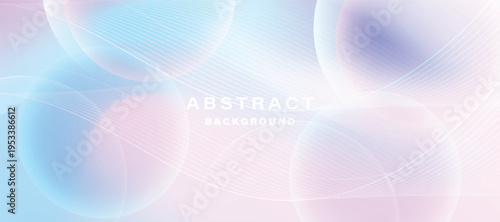 Abstract multicolor gradient background with soft shapes. Modern blue gradient flowing wave lines. Futuristic technology concept.