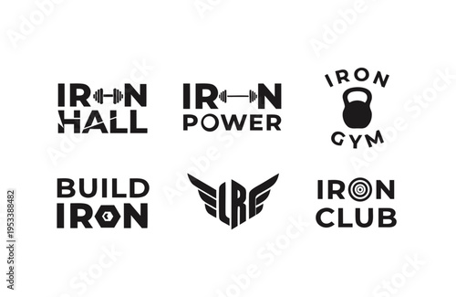    Gym logo design vector illustration.
