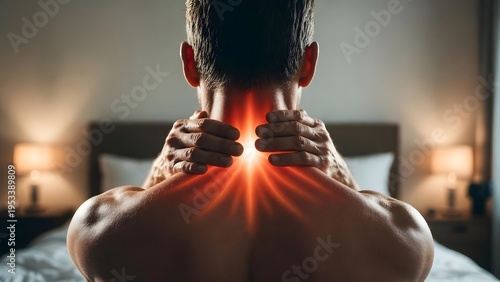 Hand arthritis and wrist joint pain. Carpal tunnel syndrome and rheumatology. Senior person holding a painful hand with inflamed finger joints.