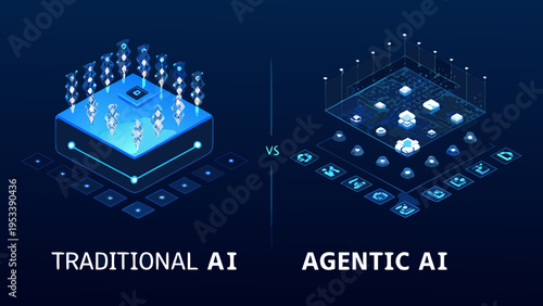 Comparing traditional artificial intelligence with the agentic ai approach