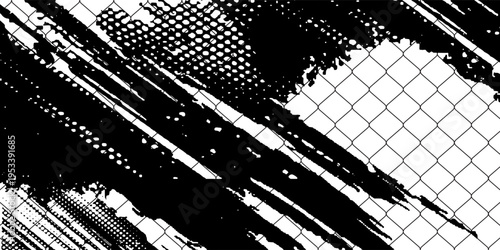 texture for fishing nets. Grunge pattern for sportswear or soccer goal, volleyball net, basketball hoop, hockey, athletics. Grunge background