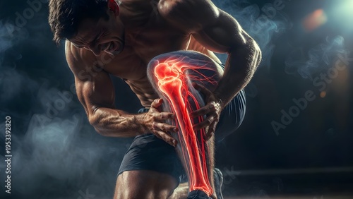 Elderly woman suffering from wrist joint pain. Carpal tunnel syndrome and hand injury. Senior female sitting on a sofa while massaging her painful wrist at home