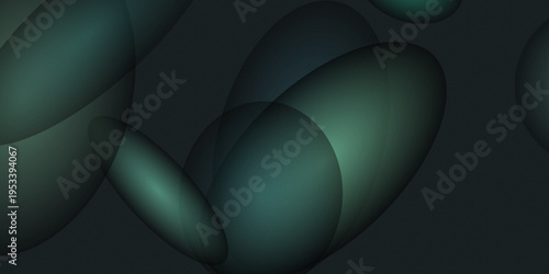 Glowing spots abstract with green blur effects on black background texture featuring neon effect, blurry lights,