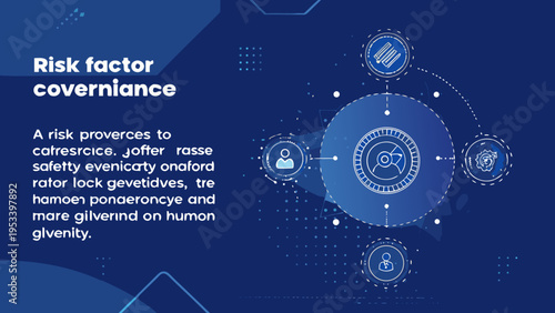 Risk factor governance and coverage illustrated with a digital graphic