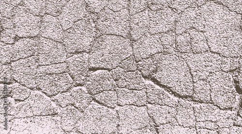 13-73. Surface texture vector image of cracked asphalt - illustration.