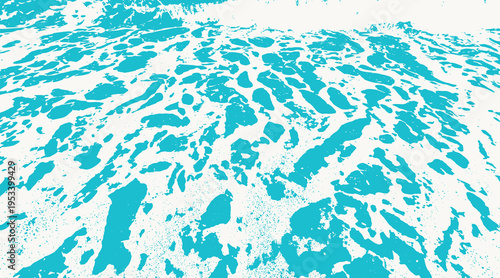 13-94. Beach Wave Bubble Vector Image - Illustration.