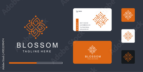 Elegant Blossom Logo Template for Beauty and Spa Branding