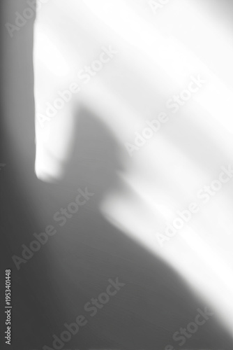 Abstract grayscale image featuring dynamic lines and shapes with varying gradients