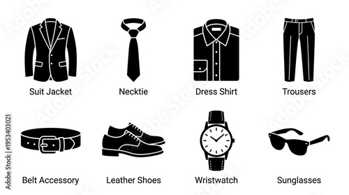 Women’s Fashion Icons: Black and White Style Labels for Retail Design