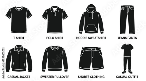 Women’s Fashion Icons: Black and White Style Labels for Retail Design