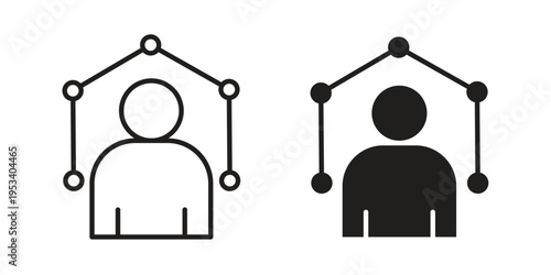 Skillsfor banner and symbols, Solid black and editable stroke icons aging design Vector illustrationsn icon symbols, Solid black and editable stroke icons