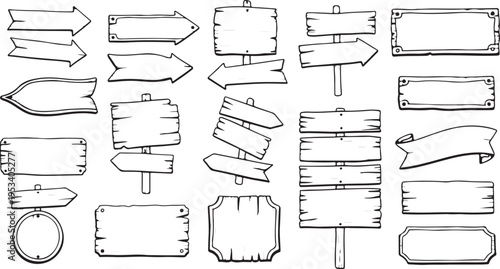 Black and white of various household and tools household tools kitchenware utensils furniture