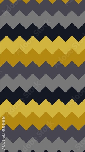 Modern Yellow and Grey Chevron Pattern Background
