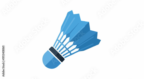 Badminton Shuttlecock Icon vector graphic for sports and recreation