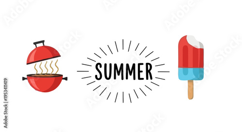 Summer Barbecue and Popsicle Celebration.