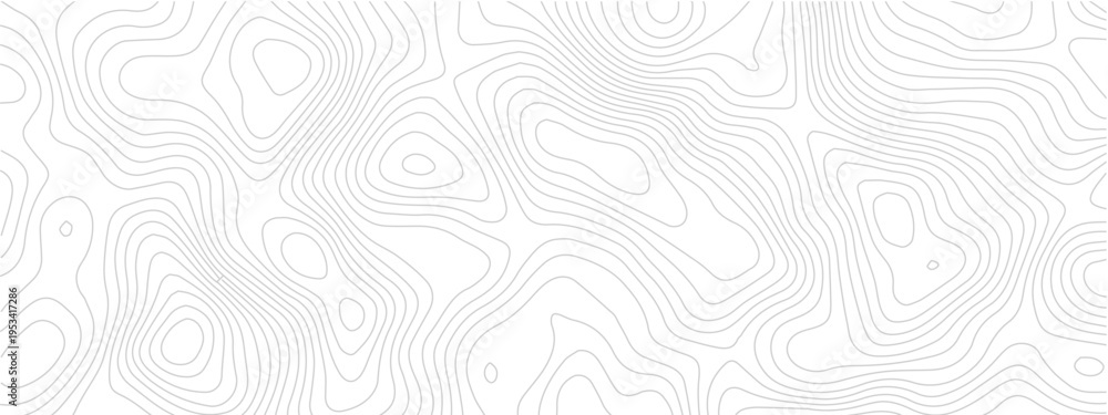 Fototapeta premium Topographic map background seamless contour lines pattern vector illustration for cartography and terrain elevation concepts