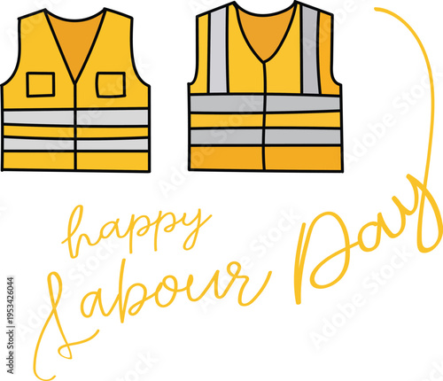 vector illustration of labour day