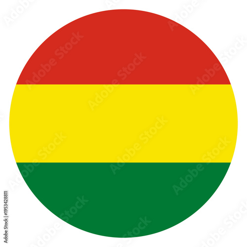 Free Download Circular Bolivian Flag Badge - GFXLoad