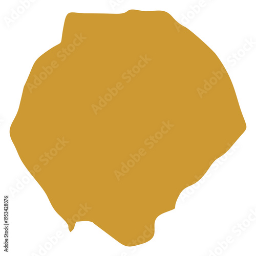 Irregular ochre form