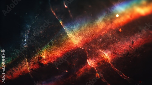 Dark textured surface with gold specks and light