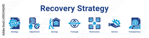 -Recovery Strategy Icon Banner and Collection