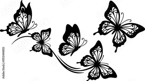 Flying Butterflies
