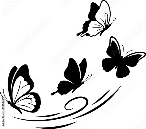 Flying Butterflies
