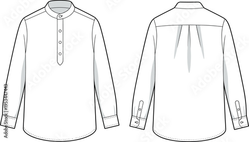 Technical drawing of a leather tote bag with front zipper pocket and shoulder straps hand drawn vector illustration for fashion product design template