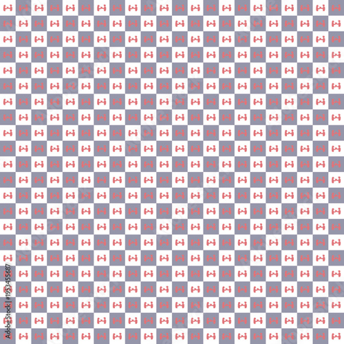 Subtle Silver Horseshoe Pattern on White Background vector background
