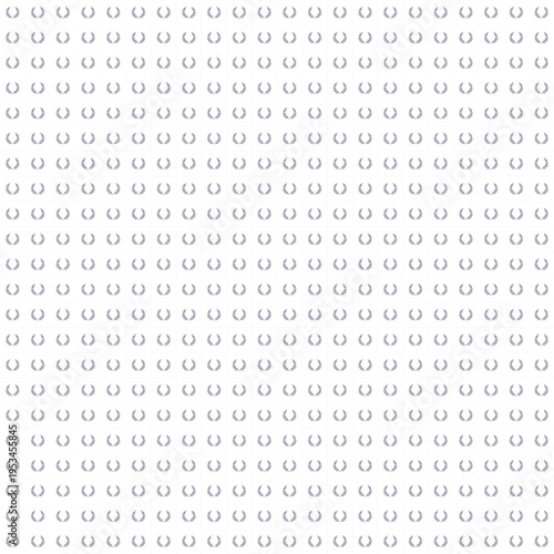 Subtle Silver Horseshoe Pattern on White Background vector background