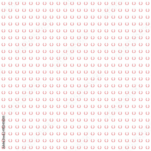 Subtle Silver Horseshoe Pattern on White Background vector background