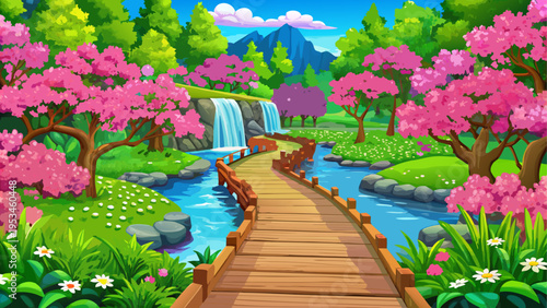 Vector wine and bread seamless border pattern with flowers