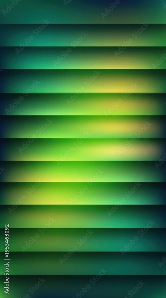 Obraz premium Abstract green yellow and blue gradient background with horizontal stripes creating a fresh and vibrant look