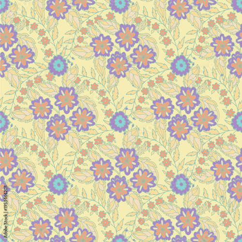 Geometric Octagon Tile Terracotta Earthy Pattern