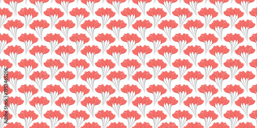 Romantic heart balloon repeating pattern for elegant gift wrapping paper. Wedding pattern