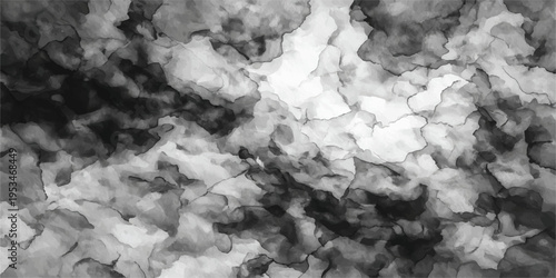 Abstract Monochrome Clouds: An artistic rendering of clouds in grayscale tones, creating a mesmerizing pattern, perfect for adding a touch of elegance.