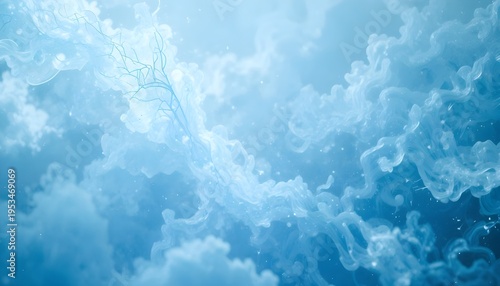 Abstract Light Blue Background – Minimal Modern Artistic Design