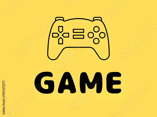 イエローバック・ゲームコントローラー