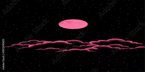 Galaxy in space with stars planets glowing nebula and a space station in the dark universe 🌌✨