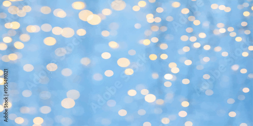 Abstract blue bokeh lights glowing on a bright winter background with blurred circles and sparkling festive atmosphere ✨💙