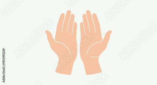 Hands Raised in the Air Open.