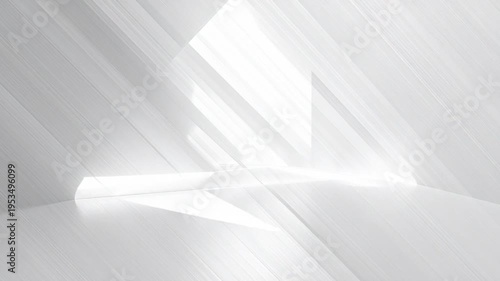 Light beams shining through ceiling.