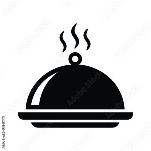 Hot Food Serving Cloche Icon