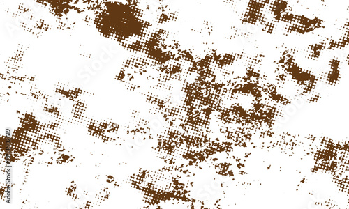 Brown Grunge Halftone Texture Overlay