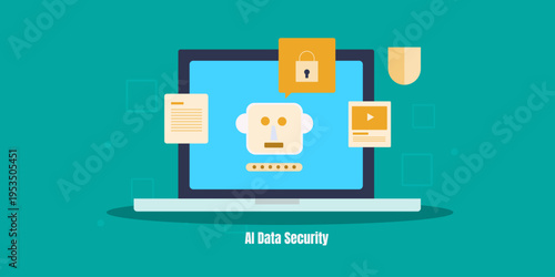 AI bot platform featuring cybersecurity framework and secure sensitive information.