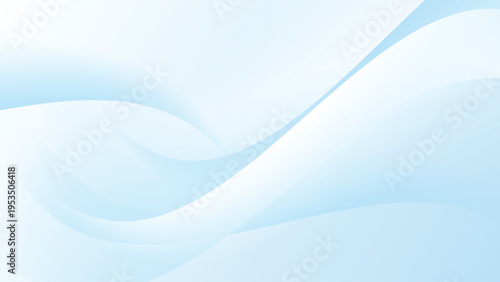 Light blue abstract background with smooth wave shapes and elegant flowing motion.