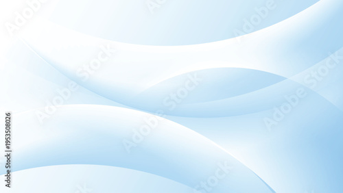 Light blue abstract background with smooth wave shapes and elegant flowing motion.