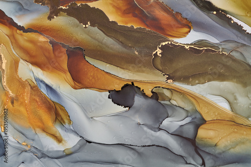 Abstract clouds. Modern futuristic pattern marble translucent colors texture.. Multicolor dynamic background mixing liquid paints art.