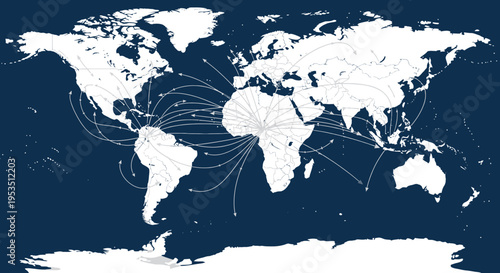 Global Trade Routes Map: International Shipping and Logistics Connections