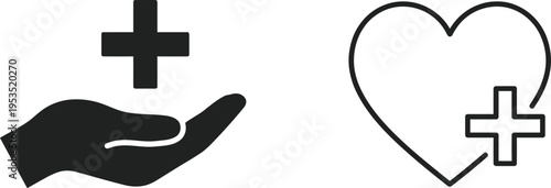 Healthcare support icons